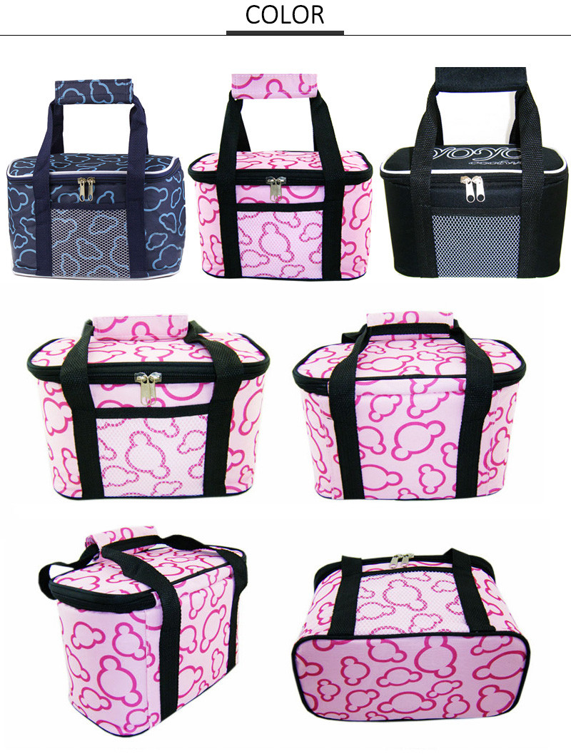 Polyester Waterproof Travel Tote Thermal Insulated Beach Bag
