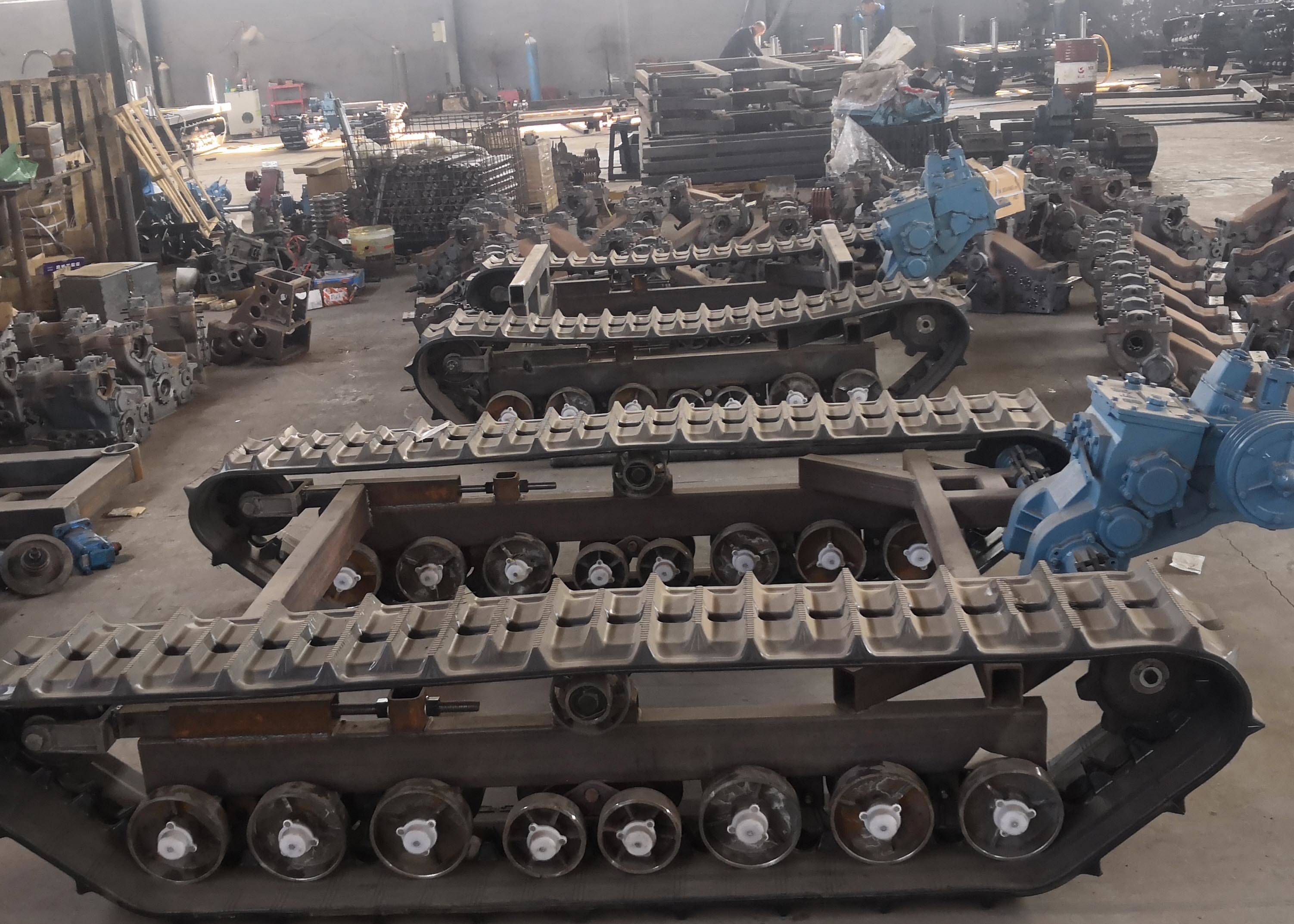 1MT Loading Crawler Track Undercarriage For Drilling Rig Machines Engineering Industry