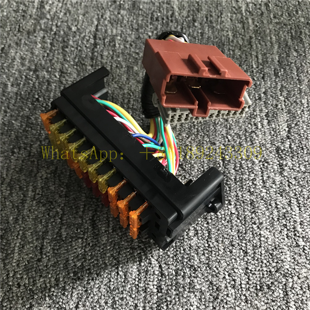 Excavator Hydraulic Valve Kobelco SK60/100/120/200-5/6/SK200-8/350-8 Fuse Box 20 Lines