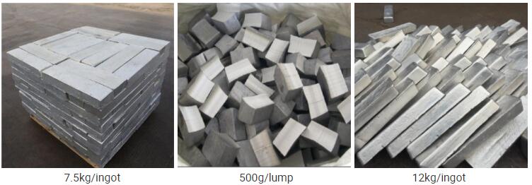Strong Reduction 99.9% Magnesium Metal 7.5kg Manufaturing Aircraft Fuselages