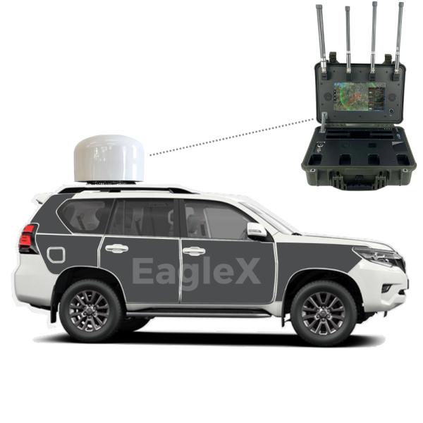 Vehicle Mounted Anti Drone Solution Drone Jammer System For Military Border