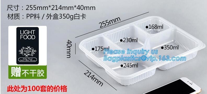 Meal Prep Containers Free Sample Bento Lunch Box Biodegradable Food Container Plastic Wheat Straw Lunch Box bagplastics