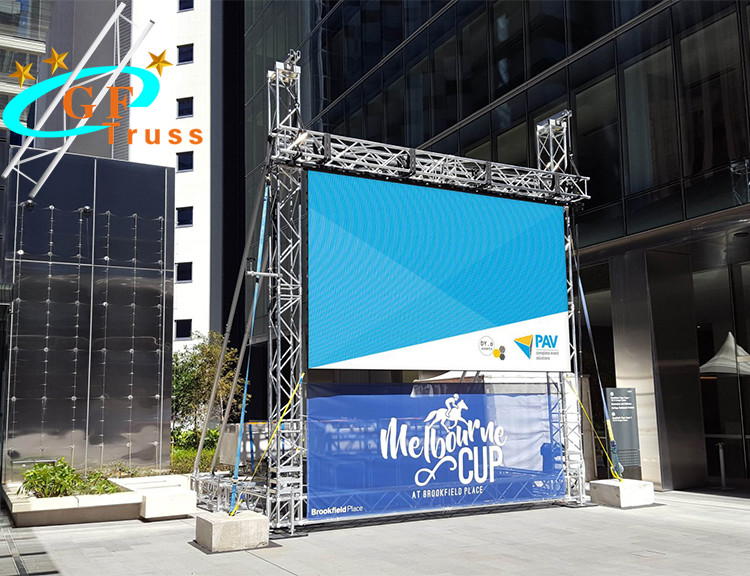 Goal Post Aluminum Video Wall Truss Structure For Hanging Screen