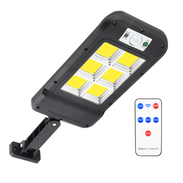 3.7V 3000mAh Pole Solar Street Light , Remote Control Outdoor Security Light