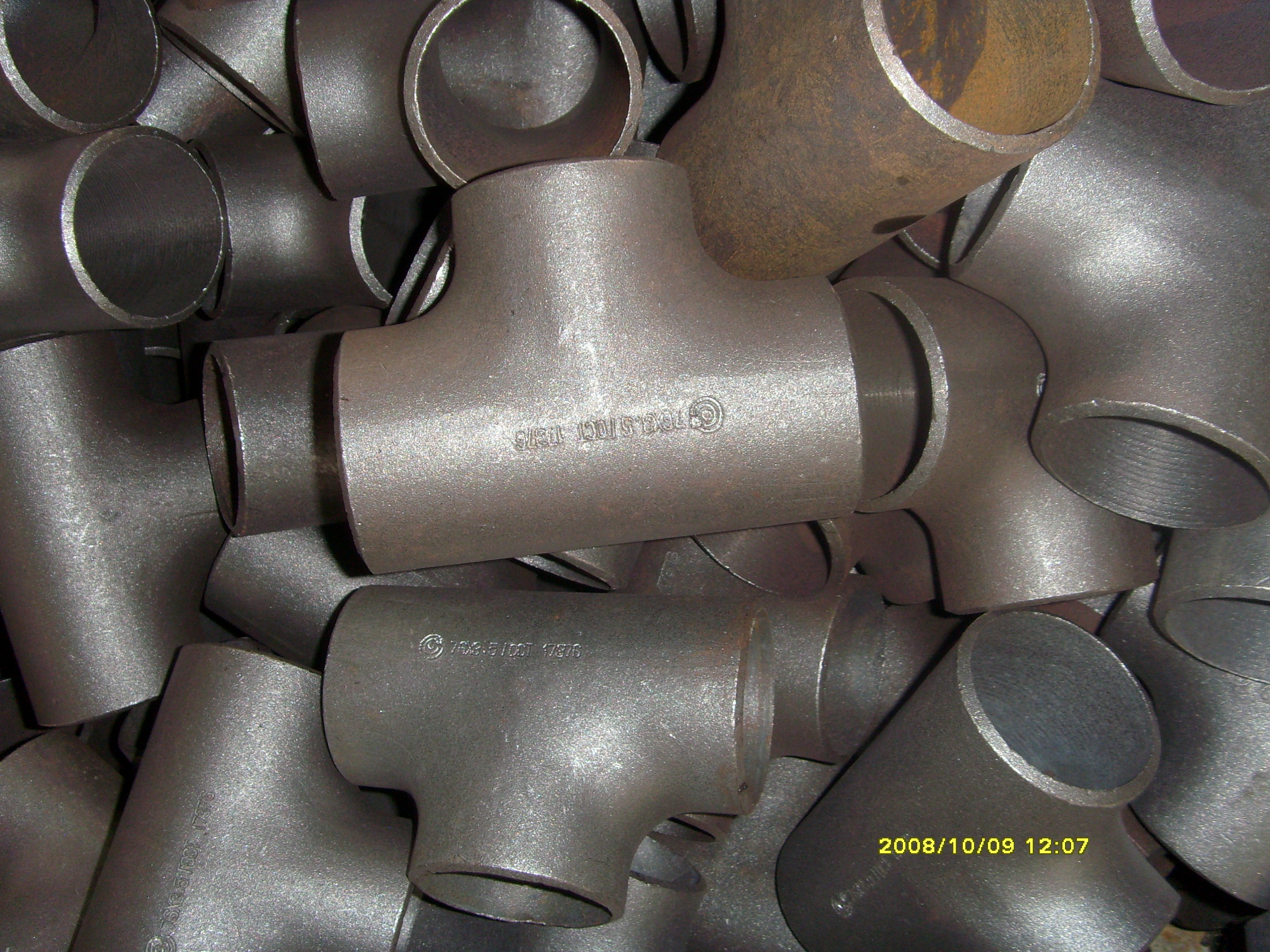 Schedule 80 Equal Tee Pipe Fitting Astm Wpb A234 Ss321 Gost