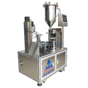  0.1kw Automatic Lip Gloss Filling Machine Rotary Disc Mascara Filling Machine Manufactures