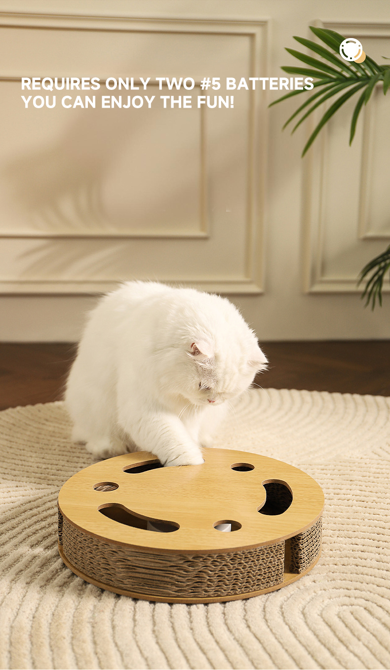 Indoor Interactive Cat Scratching Board Round Cat Scratch Board OEM