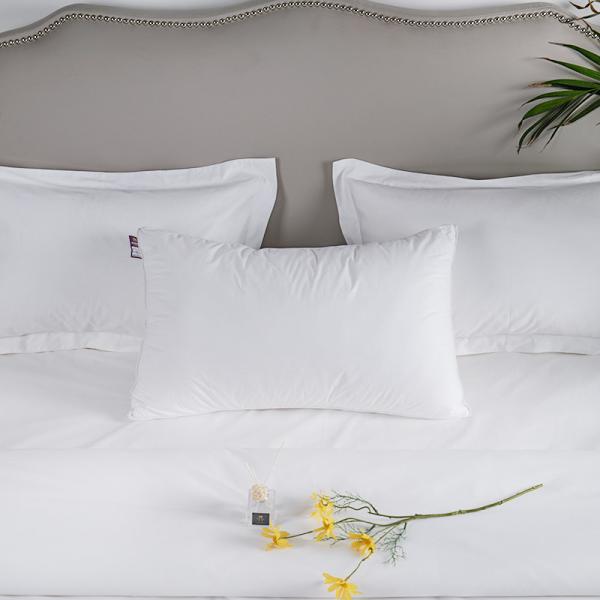 Microfiber Hotel Style Pillows , Hotel Pure Luxury Pillow Polyester For Star