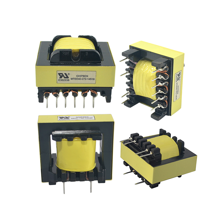 EE40 220v Ac to 24v Dc 16 Pin Auto Step up High Frequency Oem High Voltage Single Phase Step up Step Down Transformer Custom