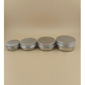 China Customized Silvery Aluminum Cosmetic Case with Screw Cap Certified on sale
