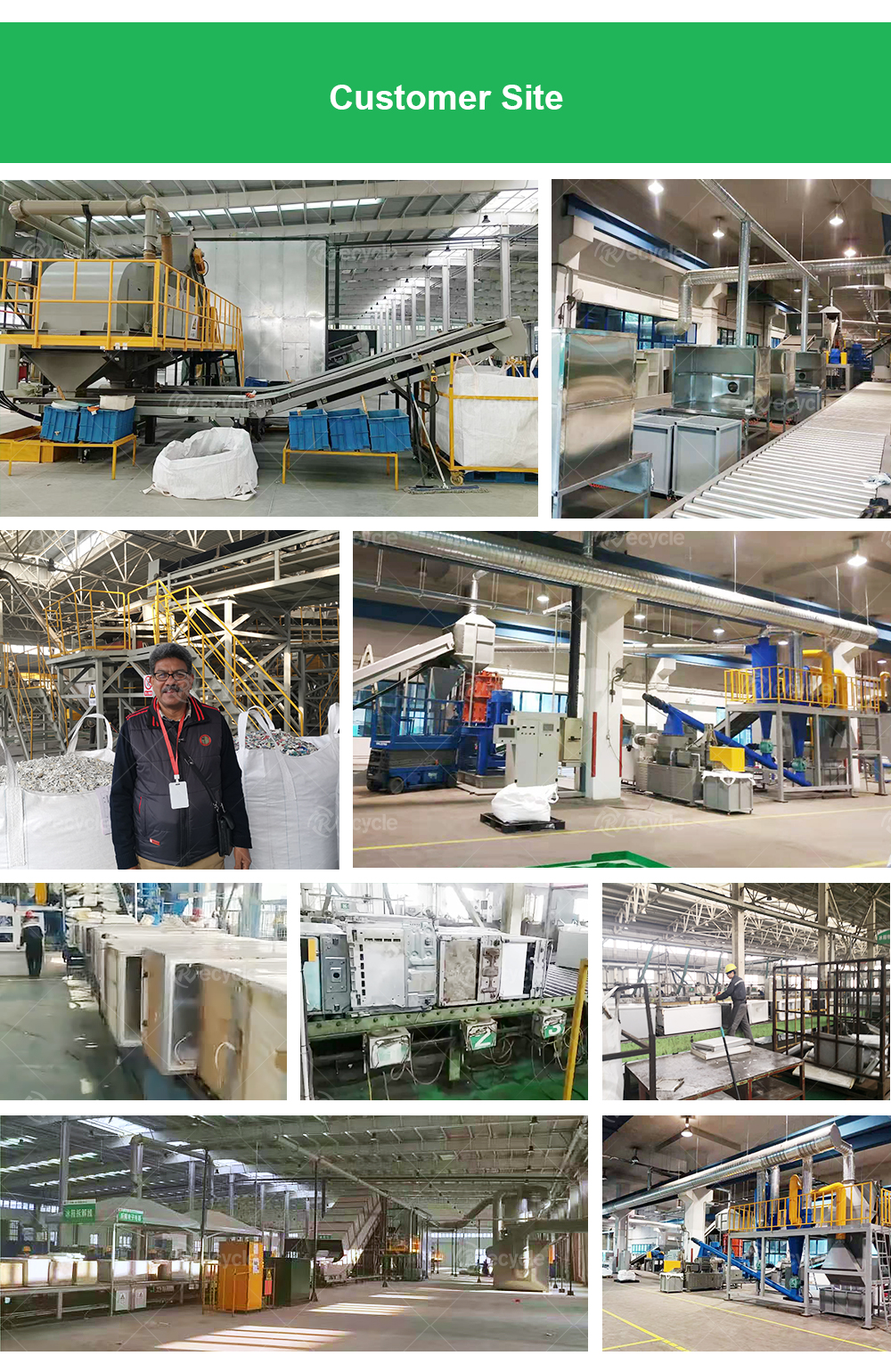 25-100units/H Fridge Recycling Machine / Home Appliance Refrigerator Dismantling Machine