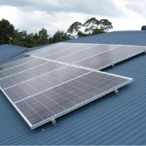 Reliable Structure Metal Roof Solar Mounting Systems With Simple Short Rails