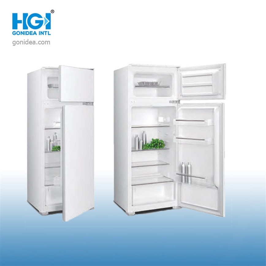 Build In LED Double Door Bottom Freezer With Drawers