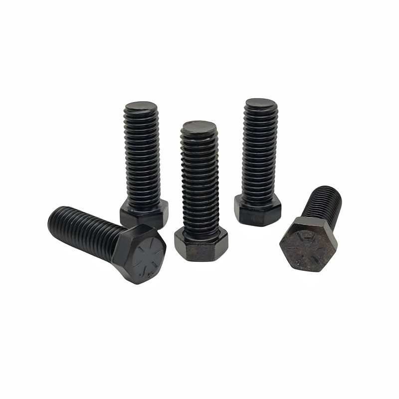 Wholesale Environmental Protection Black Zinc External Hexagon Bolt Color Zinc Full Thread Hexagon Head Screw