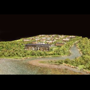 1/200 Bulgaria RU Homes Villa Model Handmade,3D Printing Miniature Architectural