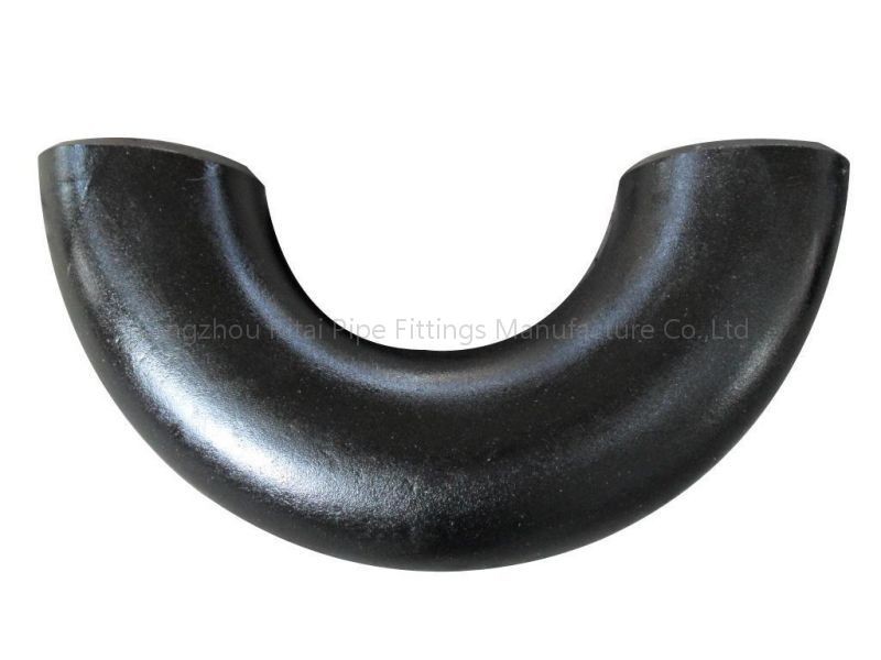 ASME B16.9 Schedule 40 Black Pipe Fittings A234 Long Radius 180 Degree Elbow
