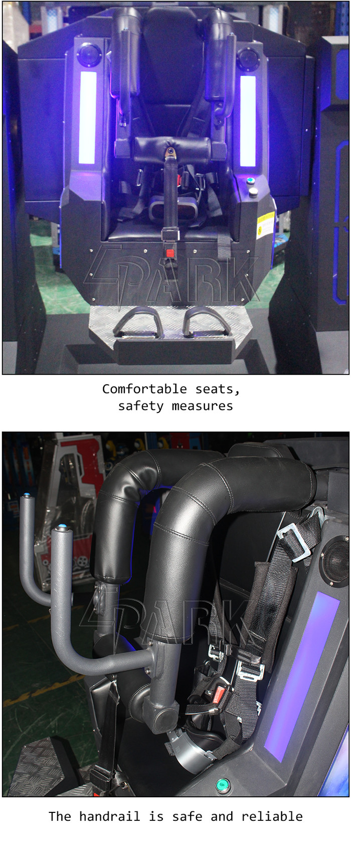 Rotation 720 Degrees Flight Virtual Reality Simulator For Game Center