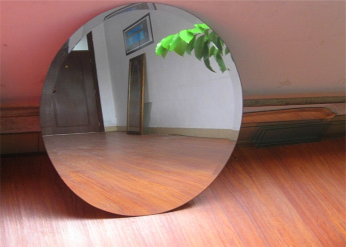 Safety Large Silver Mirror Glass Sheet Color Optional Moisture Resistant