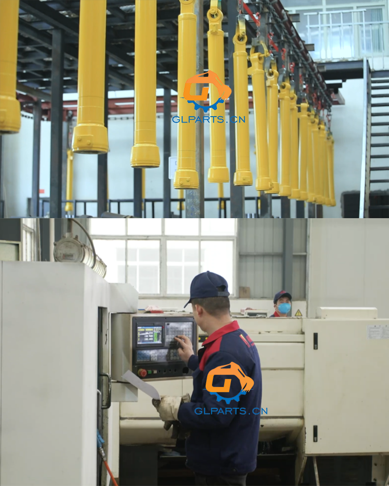 Hydraulic Cylinder ZX490-5 ZX490-6 ZX490-7 Excavator Arm Stick Cylinder For Hitachi ZX490