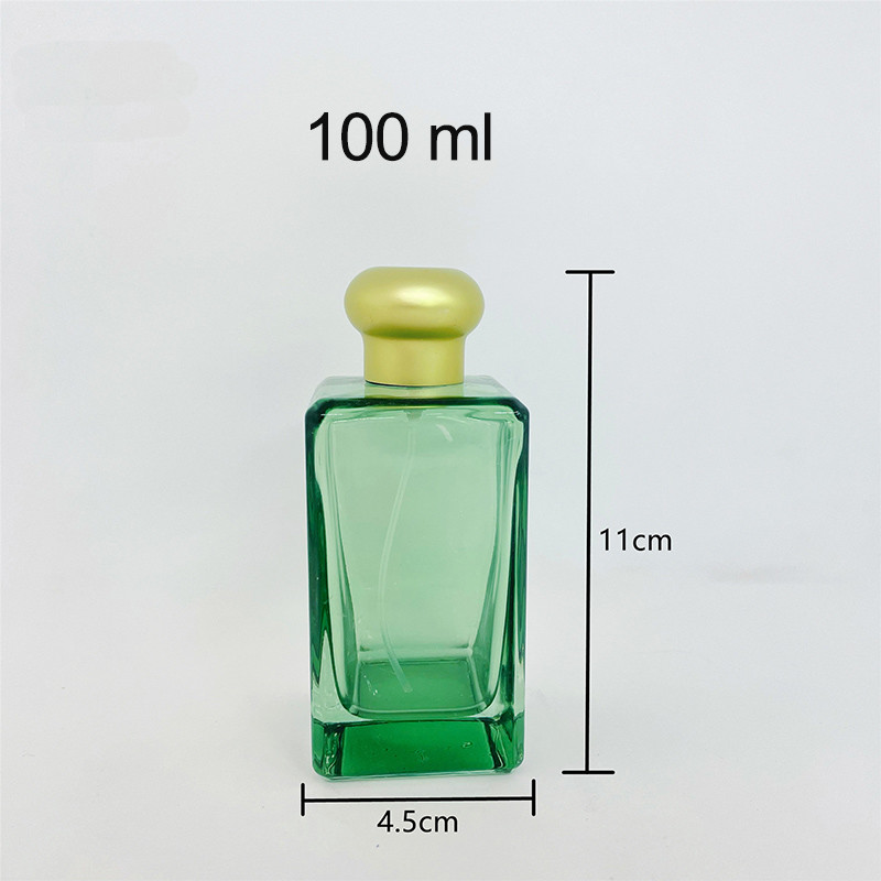 100ml Creative Perfume Bottle with zamac cap Glass Bottle, Bayonet, Spray, Empty Bottle, Cosmetics Packaging