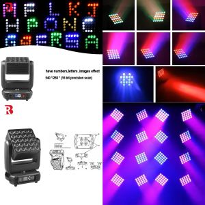 Professional DMX Stage Light 25pcs*10W 4IN1 Matrix Moving Head Light For DJ Bar