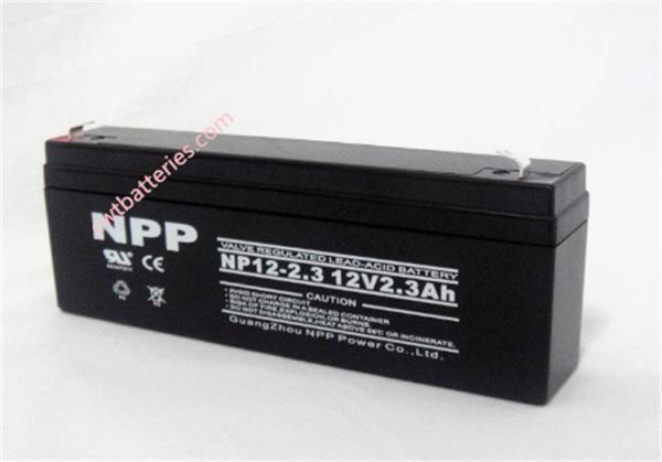 NP12-2.3 12V 2.3Ah Vrla Battery Rechargeable Sealed Lead Acid Battery New