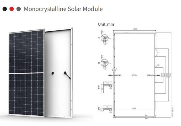 530W Durable Monocrystalline Silicon Panels for Residential and Commercial