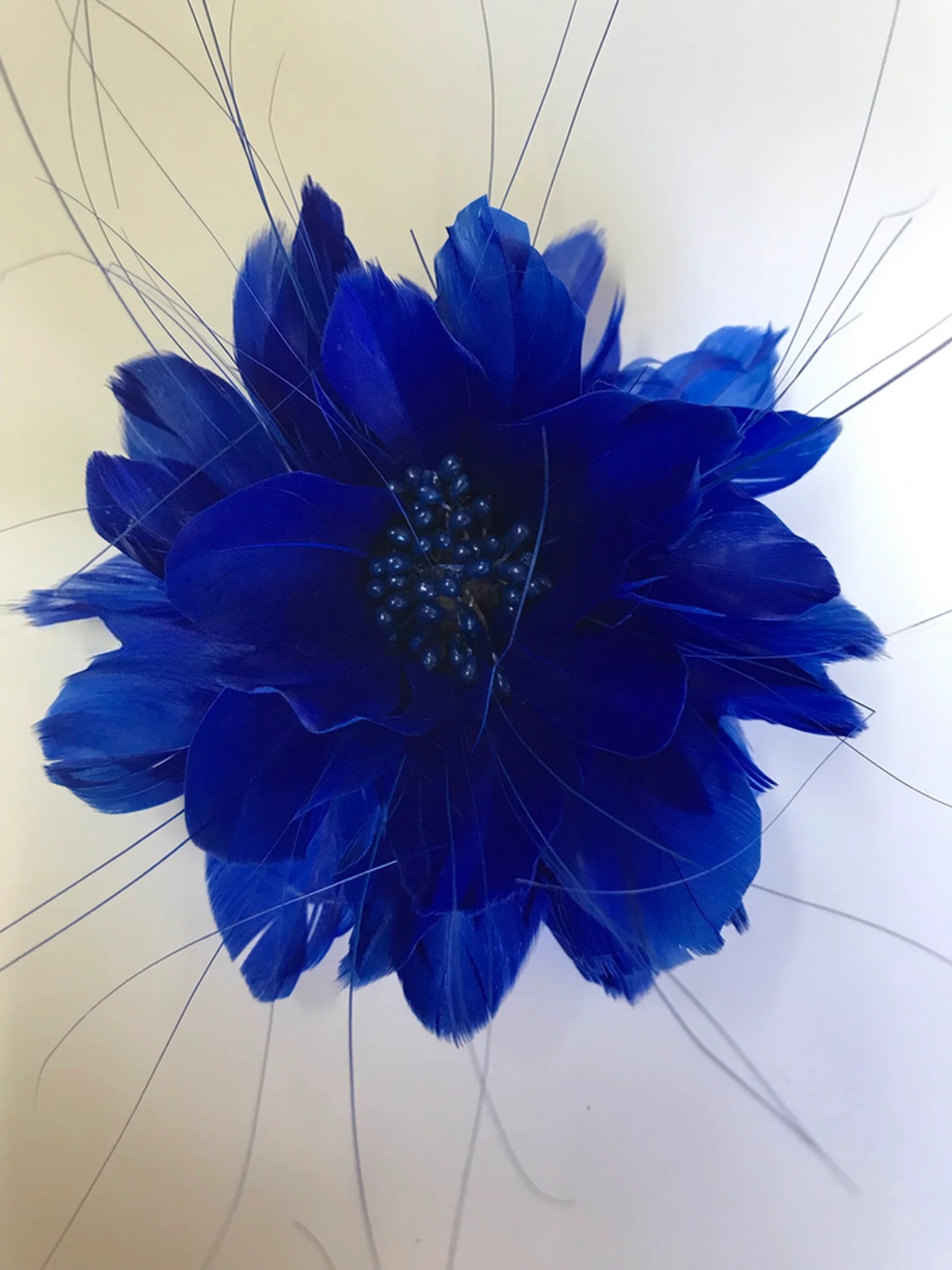 DHL Shipping 15*15cm Goose Feather Mounts Floral Feathers With Wire Accessory