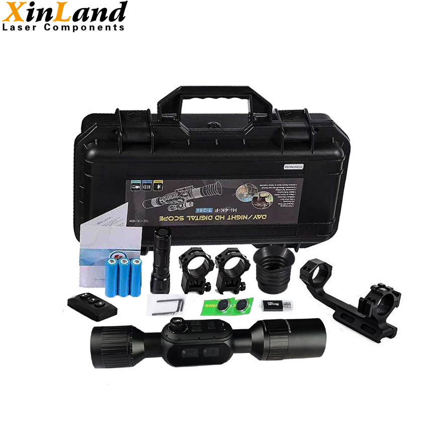 3-24X Hunted Mounting Rifle Scope Gun With 850nm Laser Flashlight