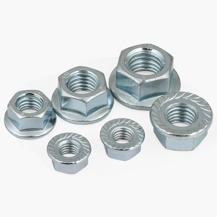 Metric Measurement System DIN 6923 Galvanized Hex Flange Nut With Bolt Accetable OEM