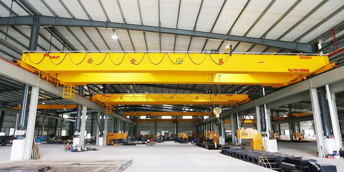 OEM ODM Electric Overhead Crane 5ton High Lifting Speed Double Girder Bridge Crane