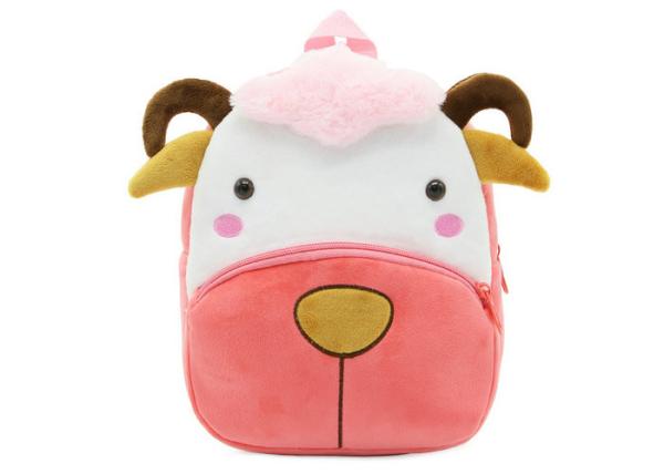 BPA Free Plush Cute Kids Backpacks , Environmentally Friendly Toddler School