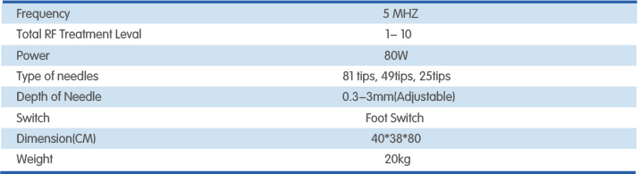 Anti-aging wrinkle removal machine RF Microneedle machine in big sale Fractional RF microneedle machine