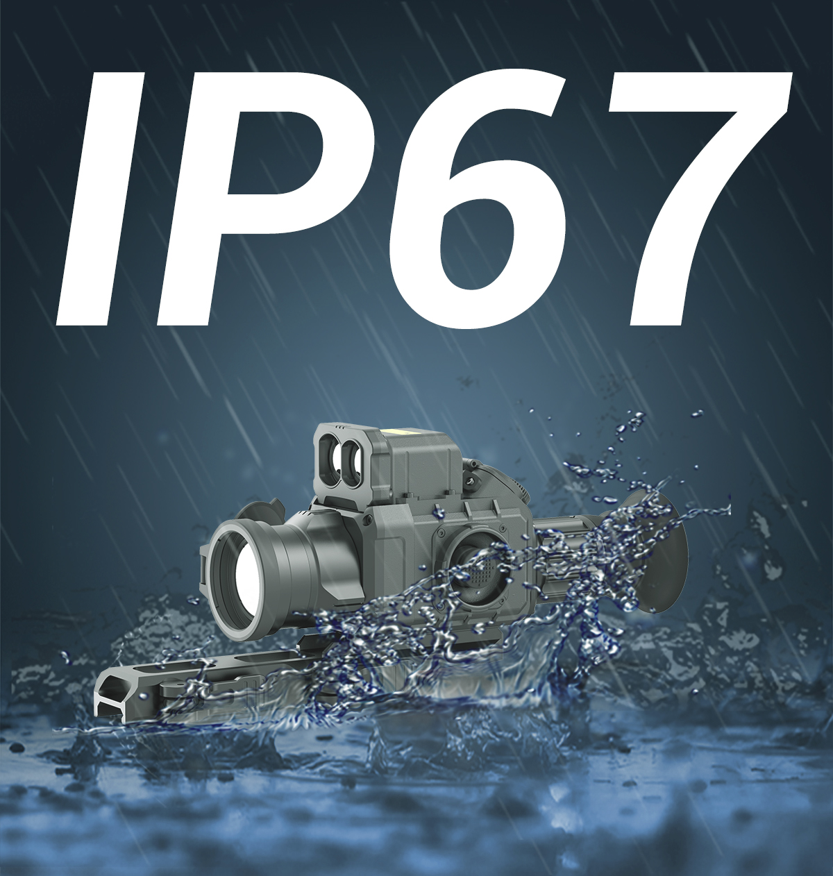 PIP Zoom Waterproof Thermal Imaging Sight With High Coverage