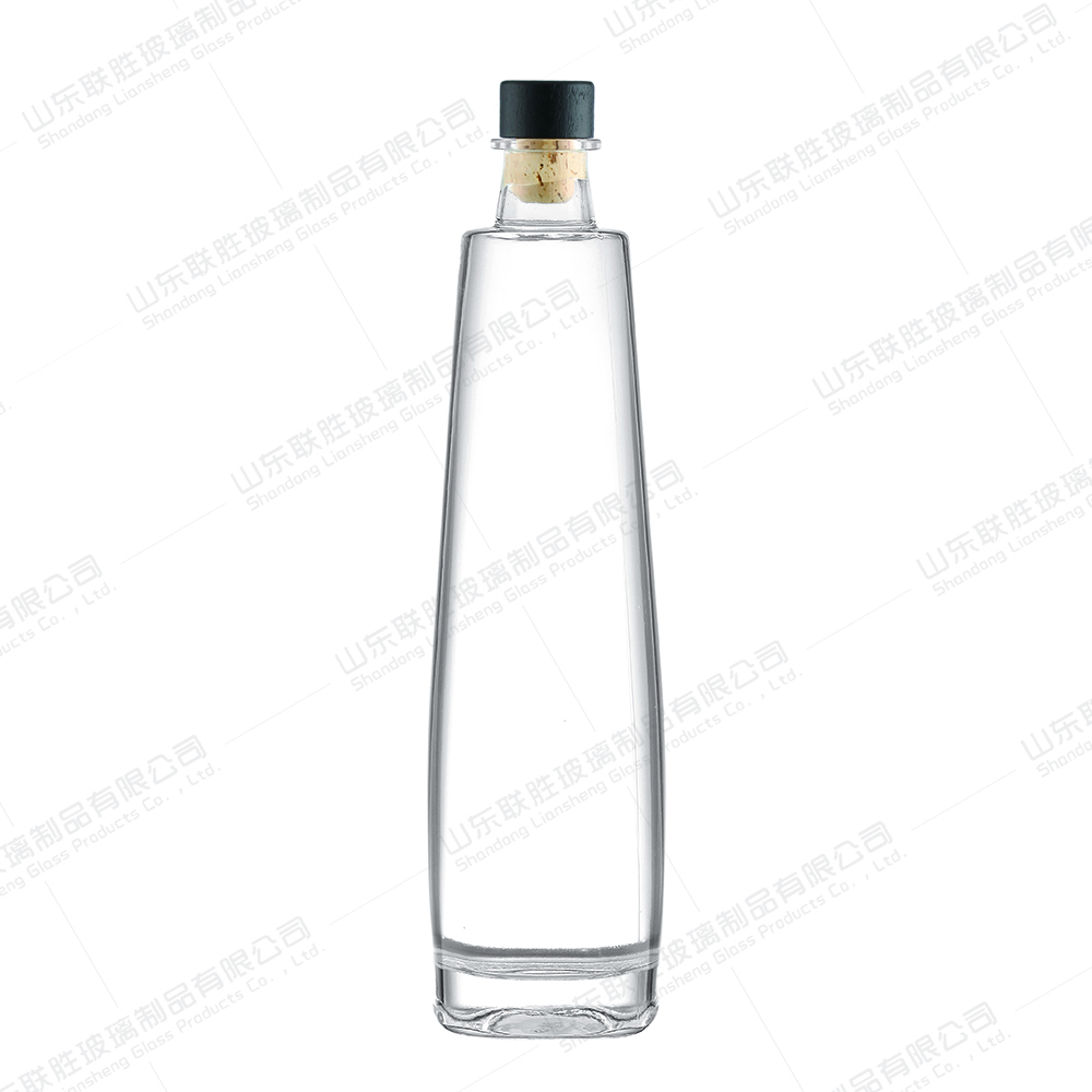700ML Clear Glass Bottle with Different Color OEM/ODM Acceptable Collar Material Glass