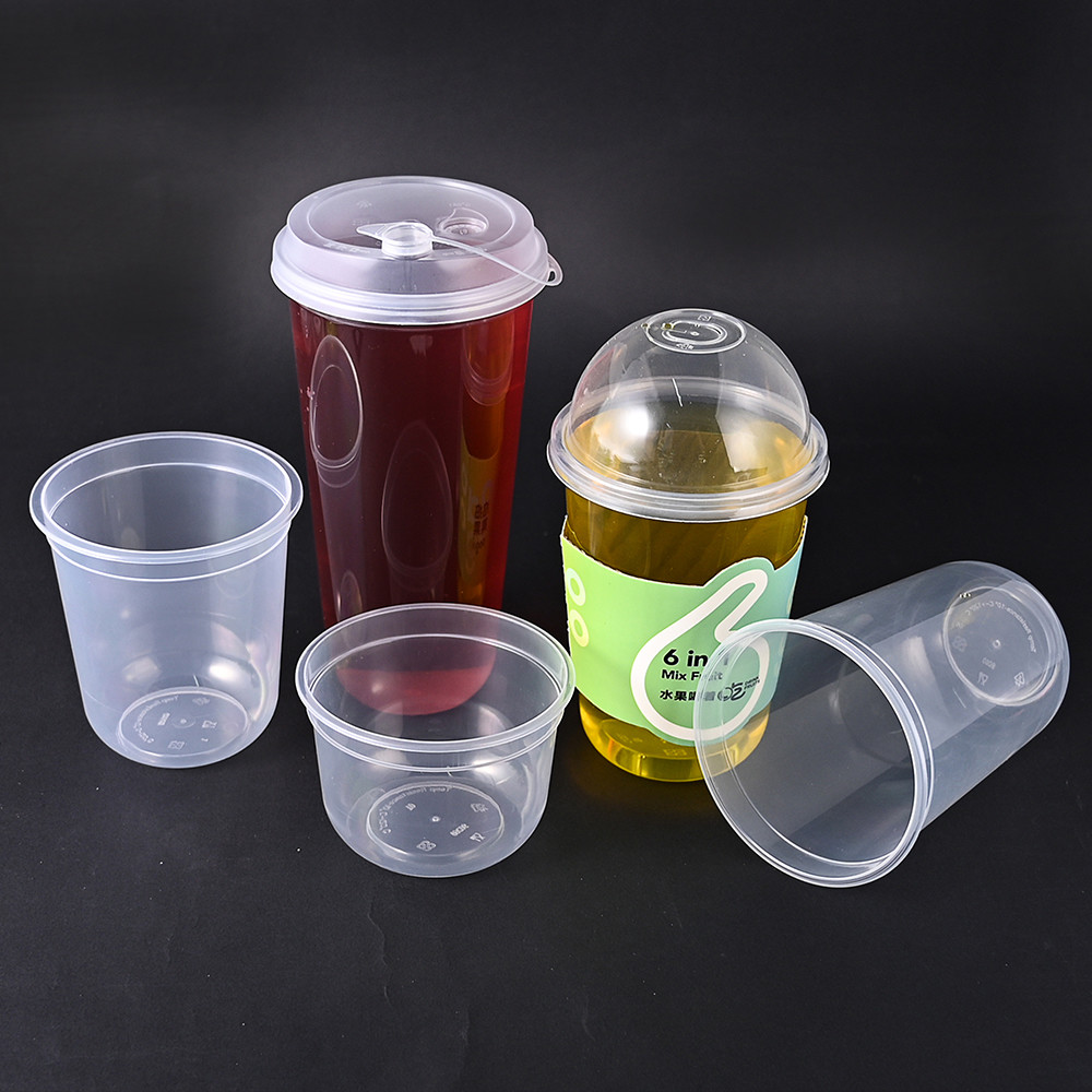 Custom Printed Disposable Plastic Cups For Tea Personalized Disposable Cups
