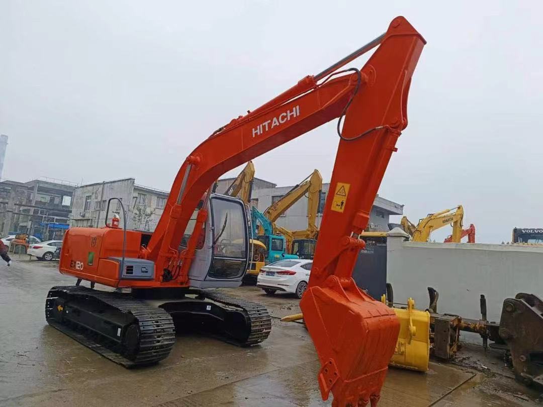 12 Tons Small Used Hitachi Zx120 Backhoe Excavator with ORIGINAL Hydraulic Cylinder