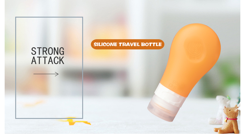 Eco Friendly Non Toxic 37g Small Silicone Travel Bottles