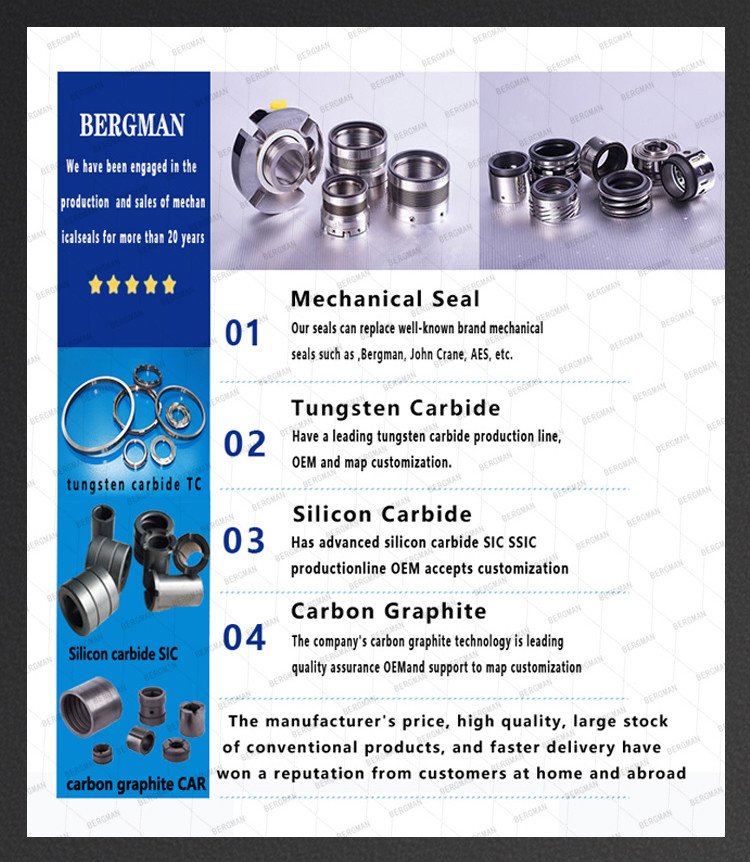 Original NDA NDB CHL-20mm CNP CHL CHLF CHLKF Pump Mechanical Seal