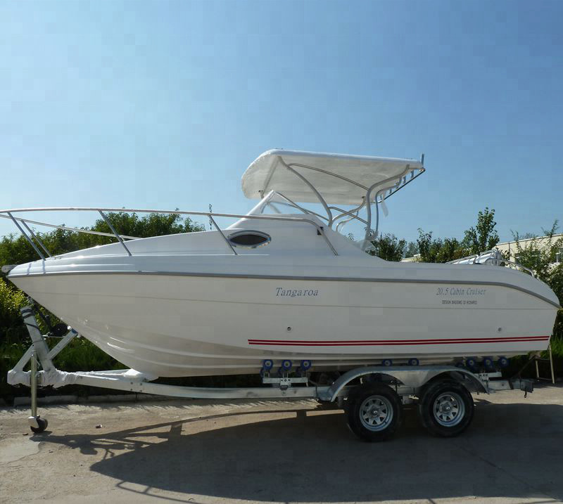 150HP 6.25m New Cabin leisure fishing High Speed Boat fiberglass yacht