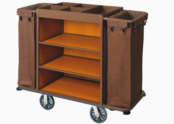 Hotel Trolley Room Service Equipments Multi Styles Optional 6 Inch PVC / PPR
