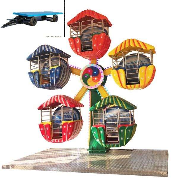 portable trailer mount mini ferris wheel for sale carnival rides travelling