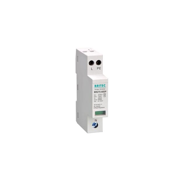 China Single Phase Type 2 And Type 3 AC Surge Arrester With Fault Indication Narrow Size on sale China Single Phase Type 2 And Type 3 AC Surge Arrester With Fault Indication Narrow Size on sale