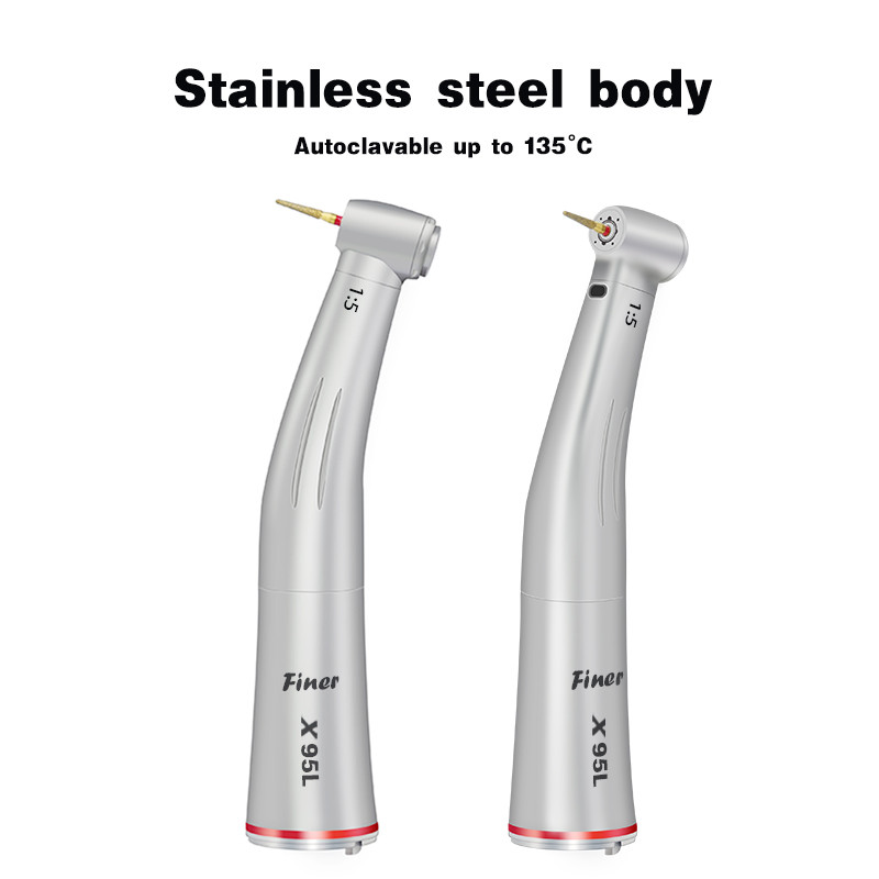 LED Illuminated Dental Electromotor With Red Ring 1/5 Increasing Handpiece