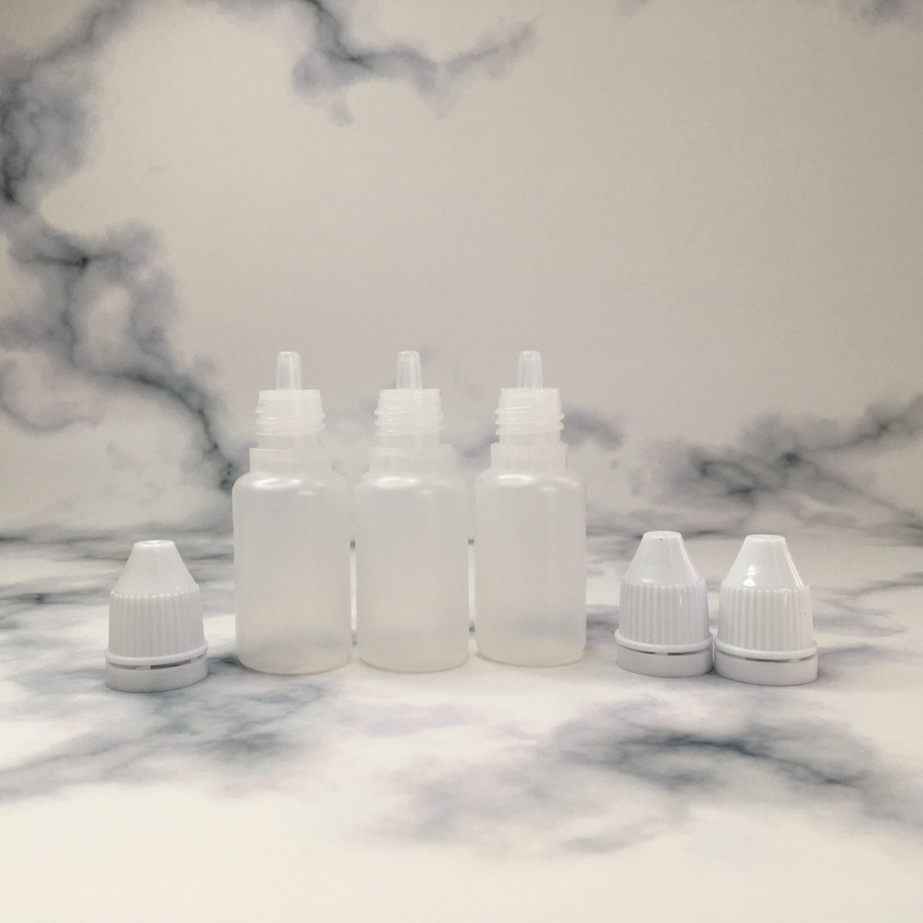 PET Round Childproof Screw Cap Transparent E Liquid Bottle With Customization Printing Color