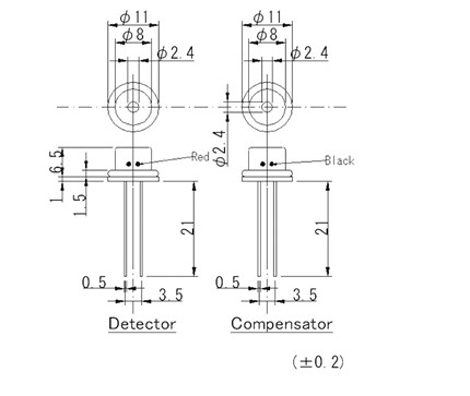 NC-170S NCP-170 Paired Contact Combustion Type Combustible Gas Sensor