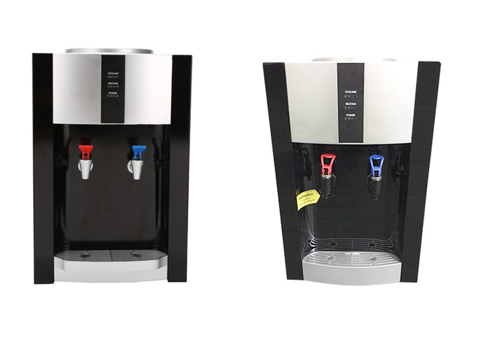 Silver Blue Color Tabletop Hot and Cold Water Dispenser ABS Plastics Housing Material