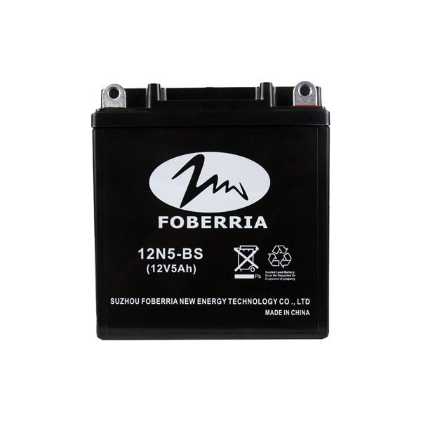 Lead Acid Gel Battery12N5 BS Maintenance Free Dry Motorcycle Battery 12V 5ah