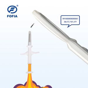  Temperature Sensor iso transponder microchip / Animal Id Chip passive Manufactures