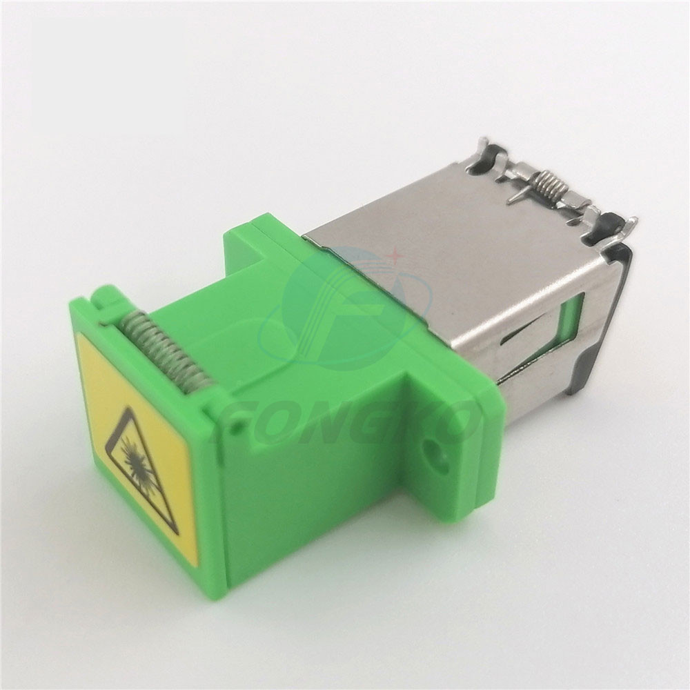 Both Two Side Auto Shutter Adaptor Plastic Metal APC SC/APC Fiber Optic Adapters